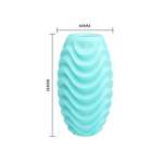 PRETTY LOVE - TURQUOISE DOUBLE SIDED MASTURBATOR EGG