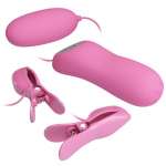 PRETTY LOVE - TWEEZERS WITH VIBRATION AND PINK ELETROSHOCK