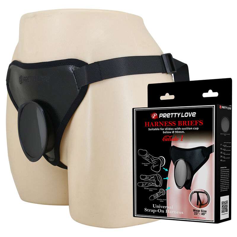 PRETTY LOVE - UNIVERSAL STRAP-ON HARNESS BLACK PRETTY LOVE - UNIVERSAL STRAP-ON HARNESS BLACK