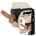 PRETTY LOVE - UNIVERSAL STRAP-ON HARNESS WITH REALISTIC DILDO