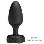 PRETTY LOVE - VARIAN ANAL PLUG WITH  LED LIGHT BLACK 10.8 CM