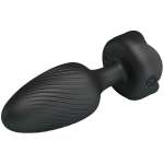 PRETTY LOVE - VARIAN ANAL PLUG WITH  LED LIGHT BLACK 10.8 CM