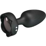 PRETTY LOVE - VARIAN ANAL PLUG WITH  LED LIGHT BLACK 10.8 CM