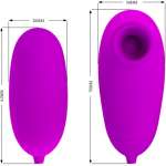 PRETTY LOVE - VIBRATING BULLET AND SUCTION CUP