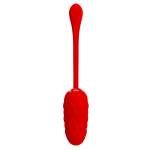 PRETTY LOVE - VIBRATING EGG WITH RED RECHARGEABLE MARINE TEXTURE