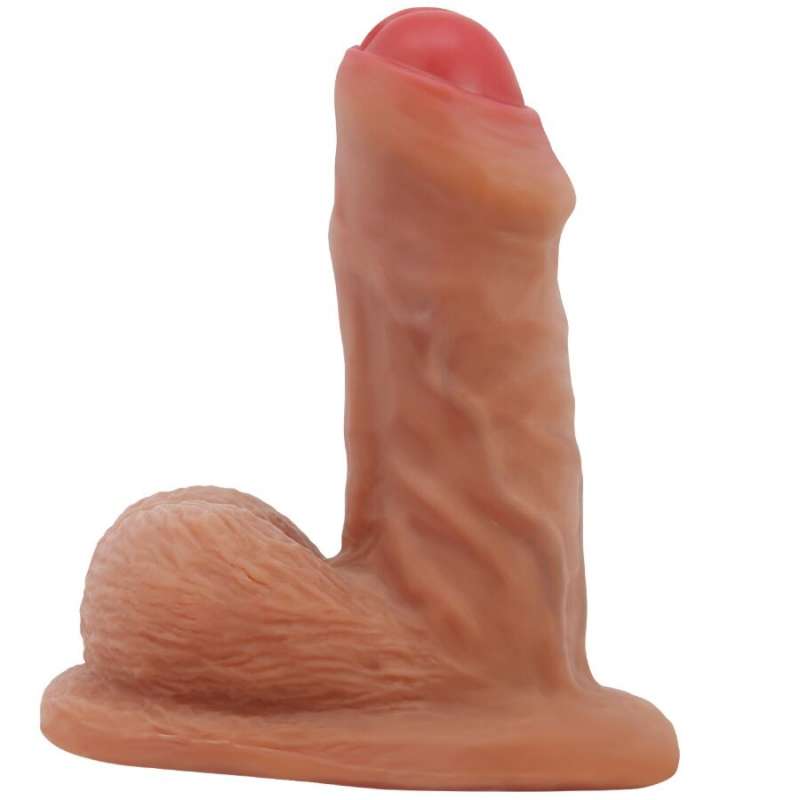 PRETTY LOVE - WARNELL ULTRA REALISTIC AND ELASTIC DILDO 9.5 CM MULATO PRETTY LOVE - WARNELL ULTRA REALISTIC AND ELASTIC DILDO 9.5 CM MULATO