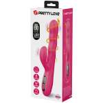 PRETTY LOVE - WINTERS MULTIFUNCTION RABBIT VIBRATOR WITH LED DISPLAY PINK