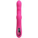 PRETTY LOVE - WINTERS MULTIFUNCTION RABBIT VIBRATOR WITH LED DISPLAY PINK