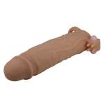 PRETTY LOVE - XERXES PENIS SLEEVE WITH CLITORAL STIMULATOR AND VIBRATION