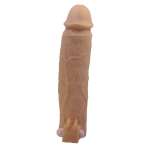PRETTY LOVE - XERXES PENIS SLEEVE WITH CLITORAL STIMULATOR AND VIBRATION