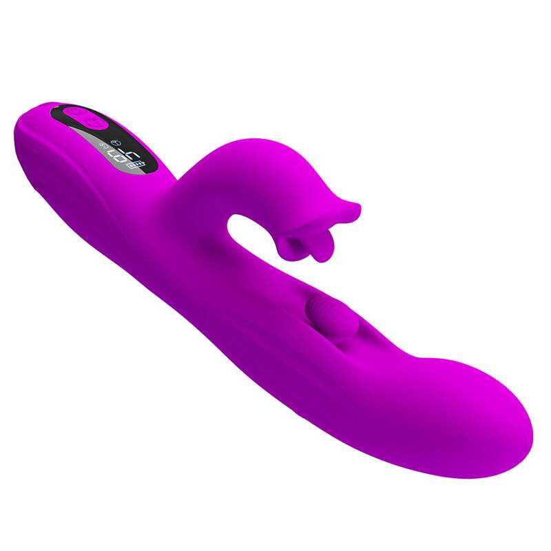 PRETTY LOVE - YALANDA RABBIT OSCILLATING VIBRATOR WITH LED DISPLAY PURPLE PRETTY LOVE - YALANDA RABBIT OSCILLATING VIBRATOR WITH LED DISPLAY PURPLE