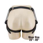 PRETTY LOVE - YETI STRAP-ON HARNESS WITH SUCTION DILDO FLESH
