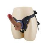 PRETTY LOVE - YETI STRAP-ON HARNESS WITH SUCTION DILDO FLESH