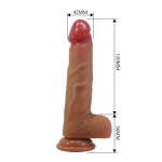 PRETTY LOVE - YETI STRAP-ON HARNESS WITH SUCTION DILDO FLESH