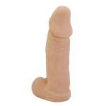 PRETTY LOVE - ZANE HARNESS WITH FLEXIBLE DILDO 17 CM Ø 4.3 CM NATURAL