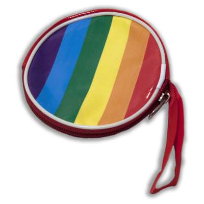 PRIDE - LGBT-lippu pyöreä kukkaro