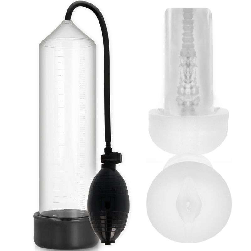 PUMP ADDICTED - RX3 TRANSPARENT WITH PLEASURE SLEEVE PUMP ADDICTED - RX3 TRANSPARENT WITH PLEASURE SLEEVE