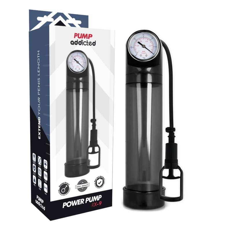 PUMP ADDICTED - RX9 BLACK ERECTION PUMP PUMP ADDICTED - RX9 BLACK ERECTION PUMP