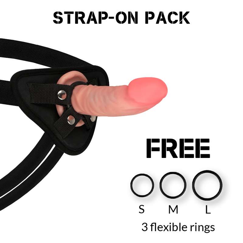 ROCKARMY - HARNESS + DUAL DENSITY TIGER REALISTIC DILDO 14 CM -O- 4.46 CM ROCKARMY - HARNESS + DUAL DENSITY TIGER REALISTIC DILDO 14 CM -O- 4.46 CM
