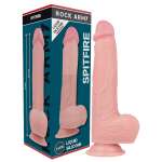 ROCKARMY - HARNESS + LIQUID SILICONE PREMIUM SPITFIRE REALISTIC 21 CM -O- 4.62 CM