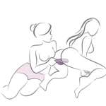 ROCKS- OFF - GLO- GIRL PURPLE RABBIT VIBRATOR