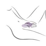 ROCKS- OFF - GLO- GIRL PURPLE RABBIT VIBRATOR