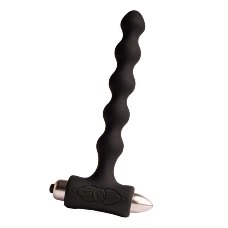 ROCKS- OFF - PETITE SENSATIONS PEARLS ANAL PLUG VIBRATOR BLACK ROCKS- OFF - PETITE SENSATIONS PEARLS ANAL PLUG VIBRATOR BLACK