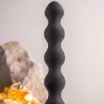 ROCKS- OFF - PETITE SENSATIONS PEARLS ANAL PLUG VIBRATOR BLACK