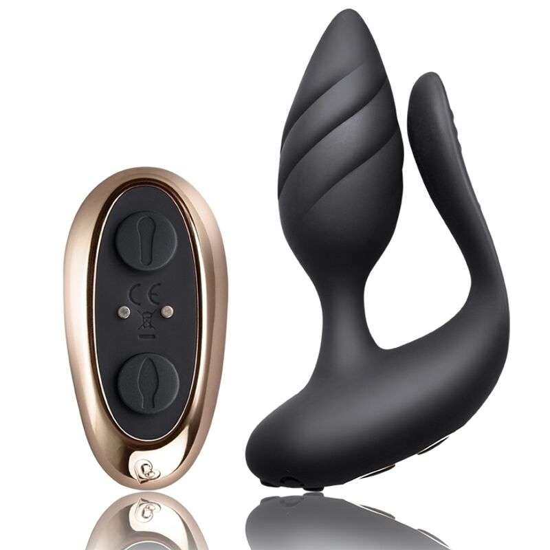 ROCKS-OFF - COCKTAIL PLUG REMOTE CONTROL - BLACK ROCKS-OFF - COCKTAIL PLUG REMOTE CONTROL - BLACK