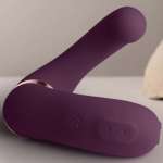ROCKS-OFF - GEMINI DUAL VIBRATOR G-SPOT CLITORIS STIMULATOR PURPLE