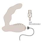 ROCKS-OFF - NOVA DOMINION RECHARGEABLE PROSTATE & PERINEUM MASSAGER 16 FUNCTION BLUE