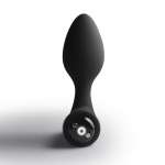 ROCKS-OFF - NOVA SOLARIS RECHARGEABLE SLIM & POWERFUL ANAL PLUG 16 FUNCTION BLACK