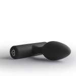 ROCKS-OFF - NOVA SOLARIS RECHARGEABLE SLIM & POWERFUL ANAL PLUG 16 FUNCTION BLACK