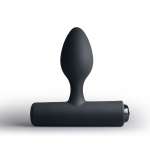 ROCKS-OFF - NOVA SOLARIS RECHARGEABLE SLIM & POWERFUL ANAL PLUG 16 FUNCTION BLACK