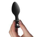 ROCKS-OFF - NOVA SOLARIS RECHARGEABLE SLIM & POWERFUL ANAL PLUG 16 FUNCTION BLACK