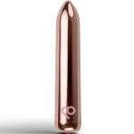 ROCKS-OFF - RECHARGEABLE VIBRATING BULLET GOLDEN ROSE
