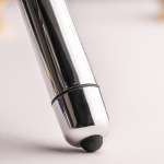 ROCKS-OFF - RO-80 CHROME VIBRATING BULLET SILVER