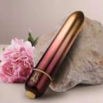 ROCKS-OFF - RO-90 DEBUTANTE GOLDEN VIBRATING BULLET