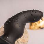 ROCKS-OFF - RO-ZEN RRO ANAL PLUG WITH VIBRATING PENIS RING BLACK