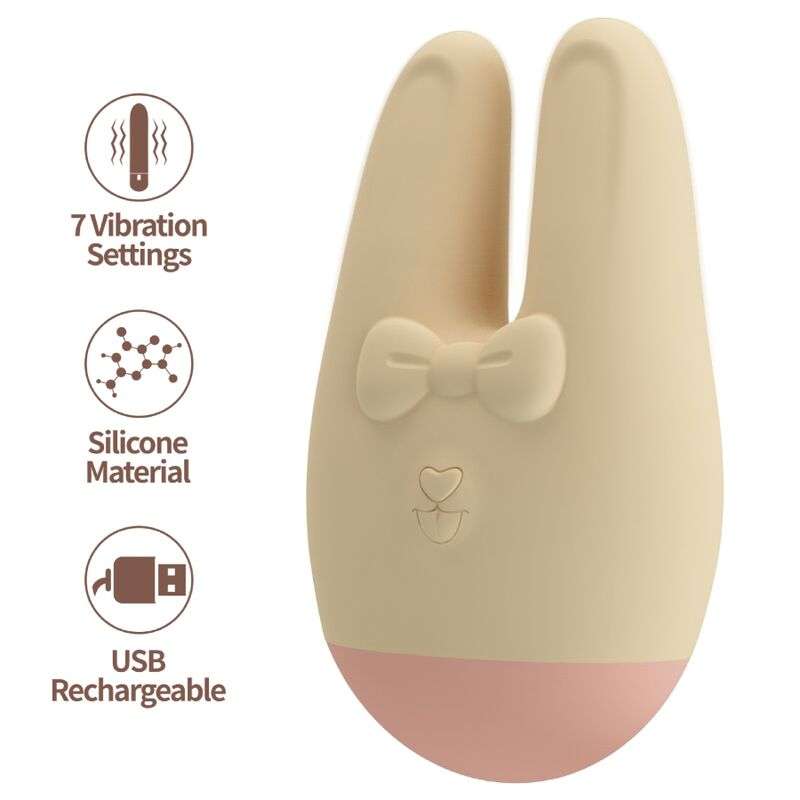 ROMANCE - BUNNY EXTERNAL STIMULATOR 7 VIBRATION MODES ROMANCE - BUNNY EXTERNAL STIMULATOR 7 VIBRATION MODES