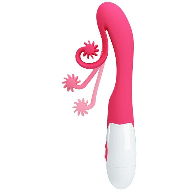 ROMANCE - PINK VIBRATOR AND STIMULATOR 30 SPEEDS ROMANCE - PINK VIBRATOR AND STIMULATOR 30 SPEEDS