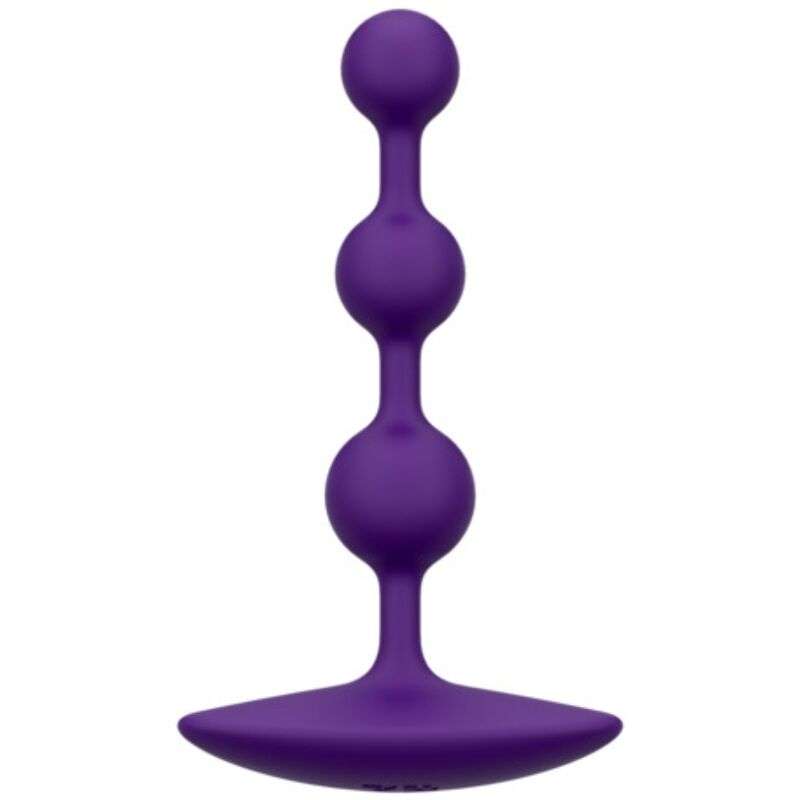 ROMP - AMP PURPLE FLEXIBLE SILICONE ANAL BEADS 12.5 CM PURPLE