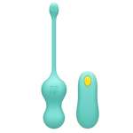ROMP - CELLO MULTIFUNCTION VIBRATING EGG TURQUOISE REMOTE CONTROL