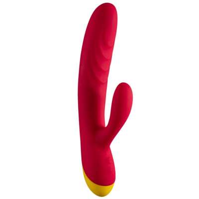 ROMP - JAZZ RECHARGEABLE RABBIT VIBRATOR RED