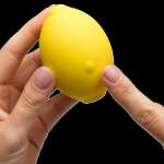 ROMP - LEMON CRUSH PLEASURE AIR CLITORAL STIMULATOR YELLOW