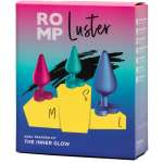 ROMP - LUSTER ANAL TRAINING KIT S/M/L WITH HEART-SHAPED BASE