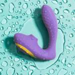 ROMP - REVERB G-SPOT STIMULATOR AND CLITORAL SUCTION DEVICE PURPLE