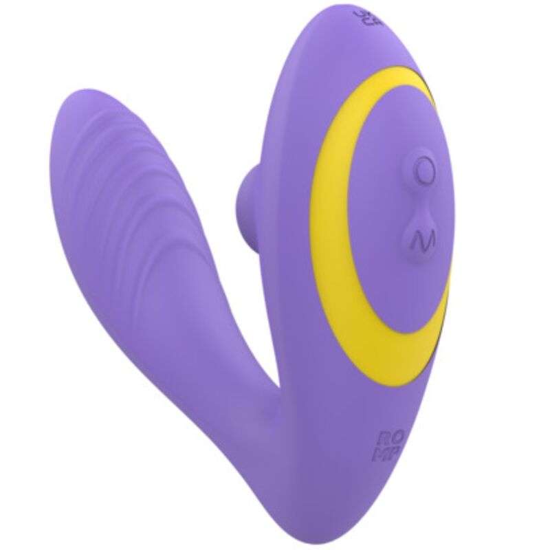 ROMP - REVERB G-SPOT STIMULATOR AND CLITORAL SUCTION DEVICE PURPLE ROMP - REVERB G-SPOT STIMULATOR AND CLITORAL SUCTION DEVICE PURPLE