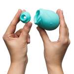 ROMP - ROSE GLOW CLITORAL SUCTION TOOL GLOW IN THE DARK