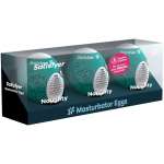 SATISFYER - 3 MASTURBATOR EGGS NAUGHTY